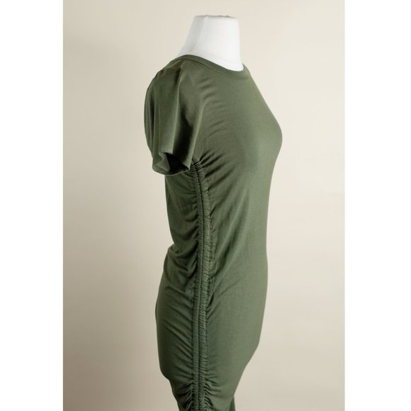 NEW Evereve Allison Joy Ruched Jersey Knit Dress - Picture 6 of 9